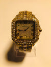 Luxury Cartier Men's Watch in Gold with Diamonds